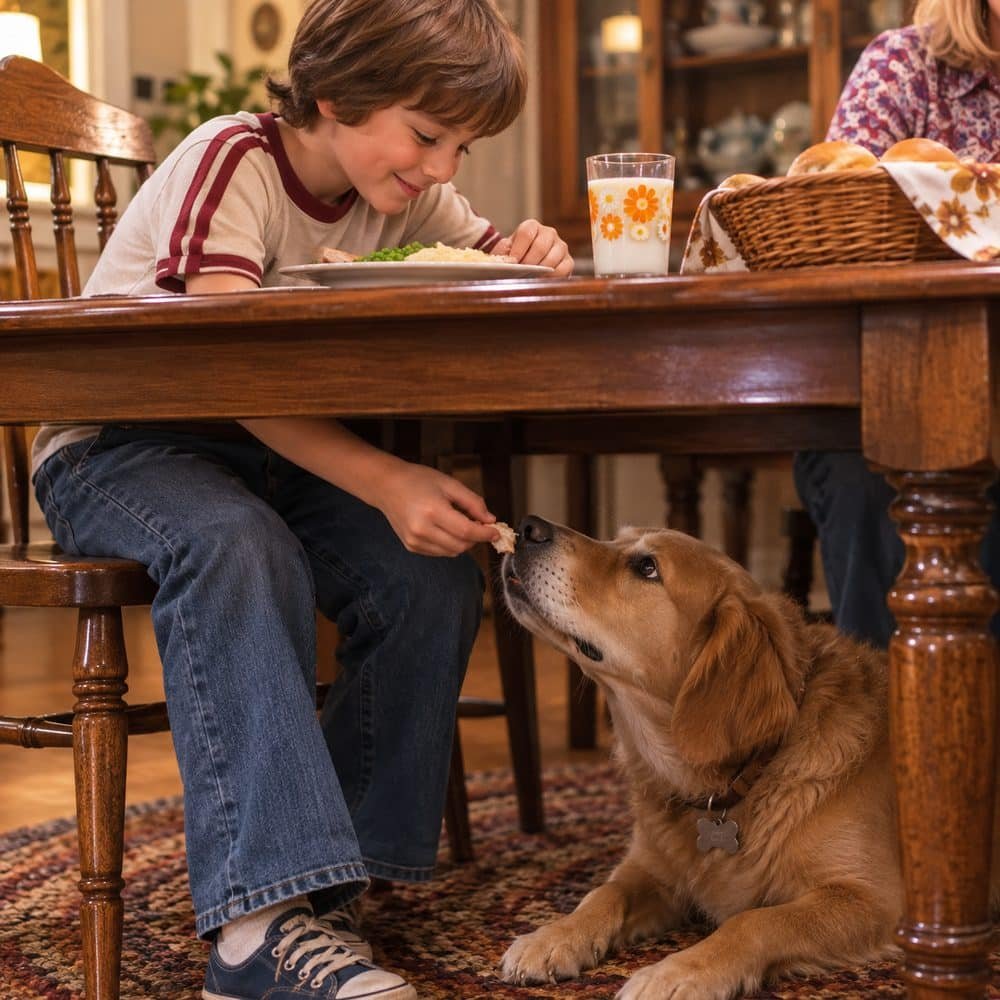 boy_feeding_dog