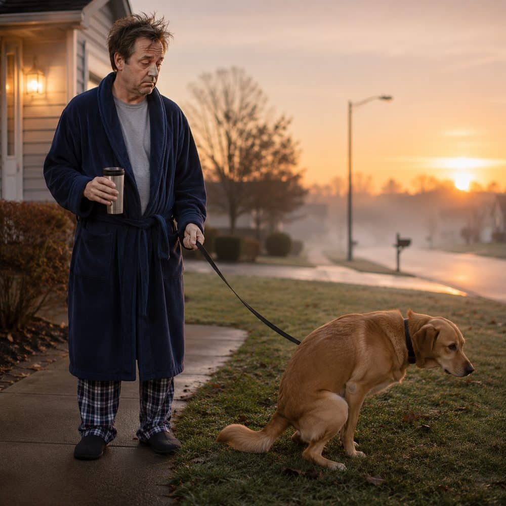 Before dogs, perhaps you cared what the neighbors thought