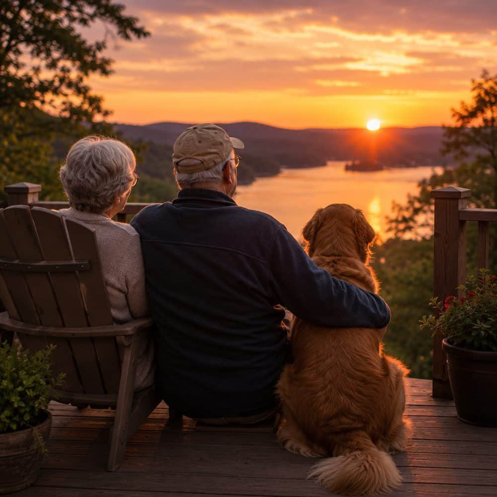 older_couple_dog_sunset