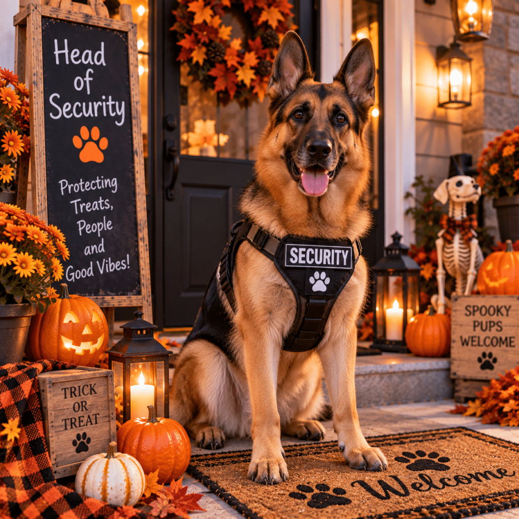 10. The German Shepherd Who Has Appointed Himself Head of Security