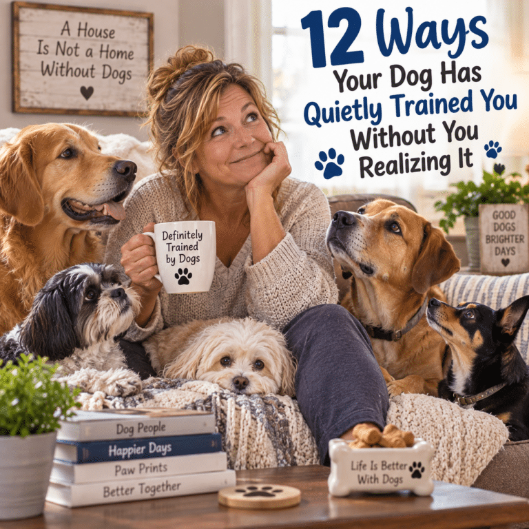 12 Ways Your Dog Has Quietly Trained You Without You Realizing It