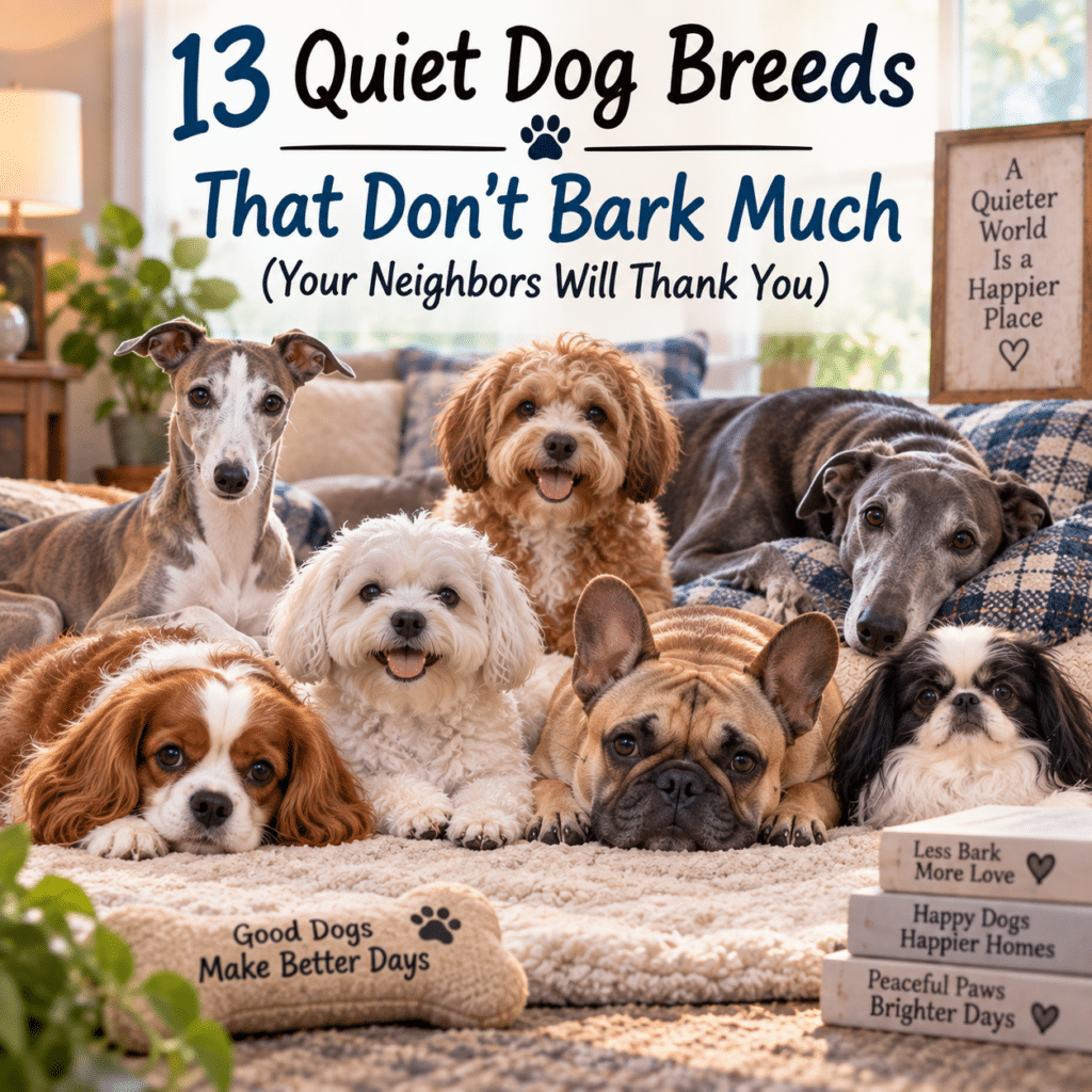 13 Quiet Dog Breeds for People Who Prefer a Peaceful Home