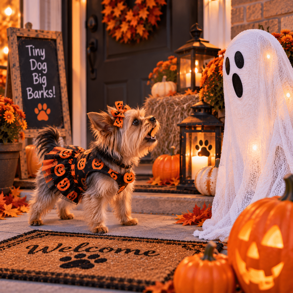 13. The Yorkie Who Is Barking at the Ghost
