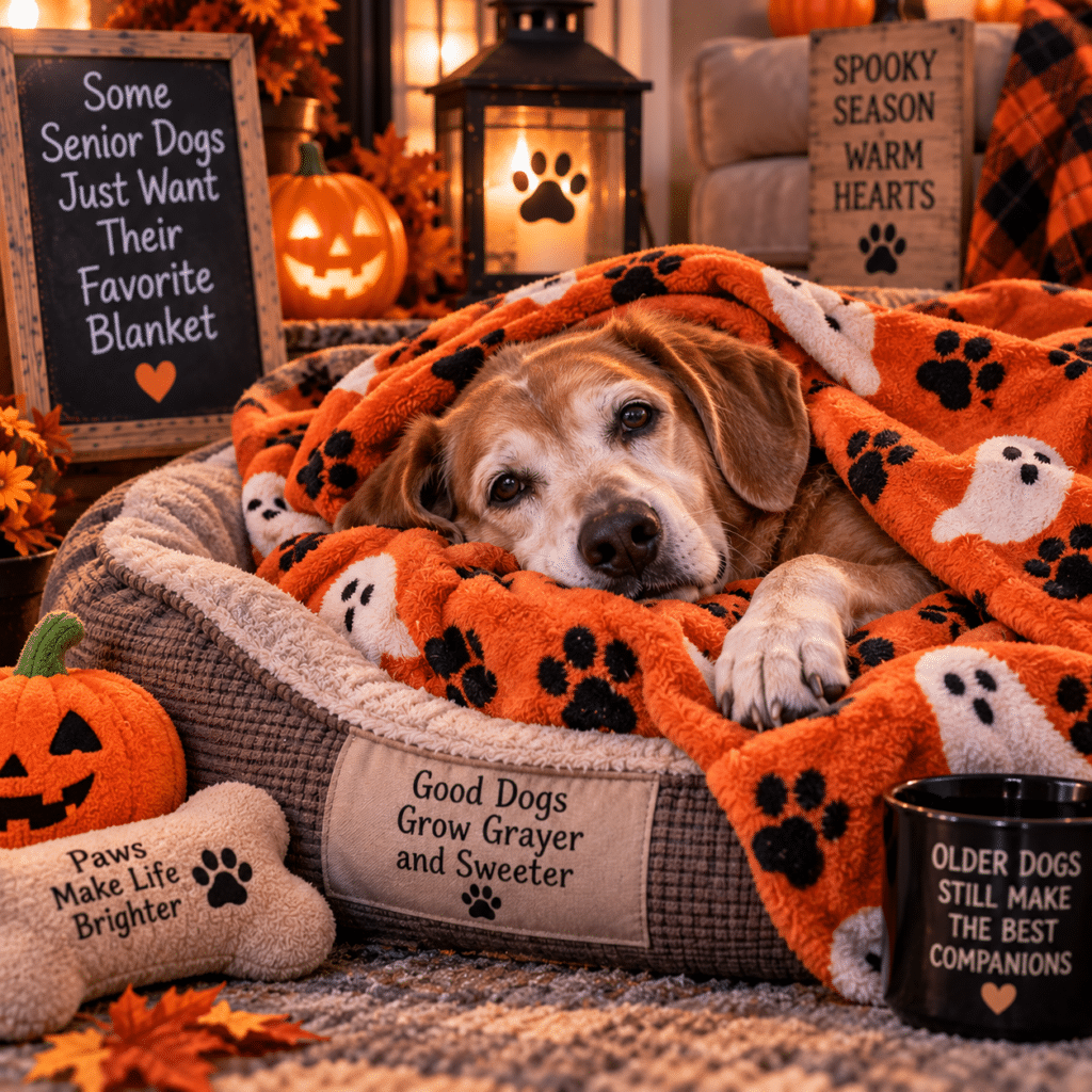 14. The Senior Dog Who Just Wants His Favorite Blanket