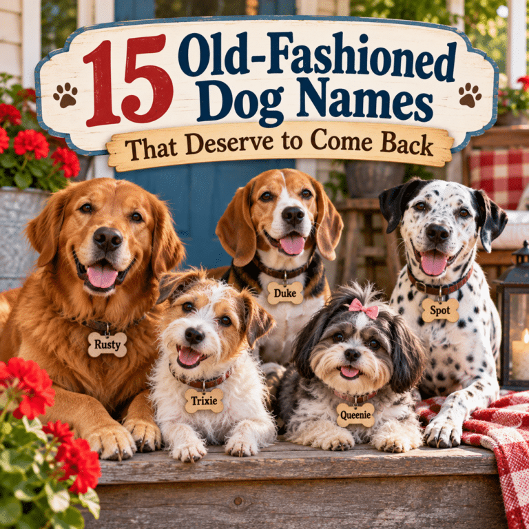 15 Old-Fashioned Dog Names That Deserve to Come Back