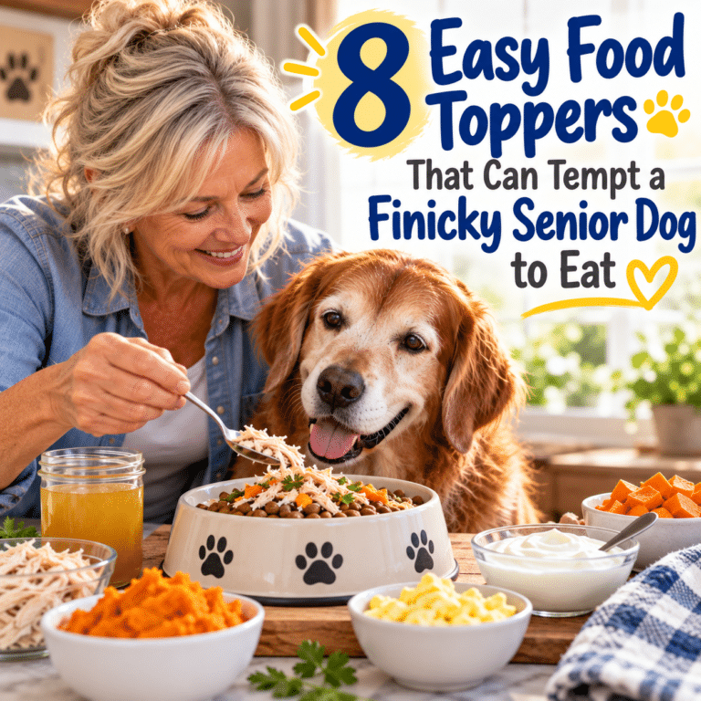 8 Easy Food Toppers That Can Tempt a Finicky Senior Dog to Eat