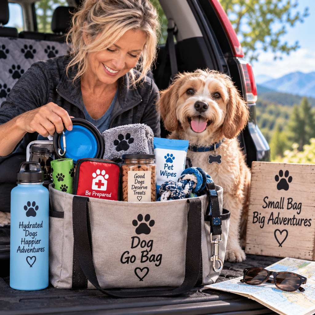 A Small "Dog Go Bag"