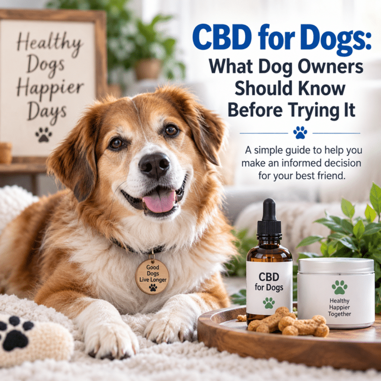 CBD for Dogs: What Dog Owners Should Know Before Trying It