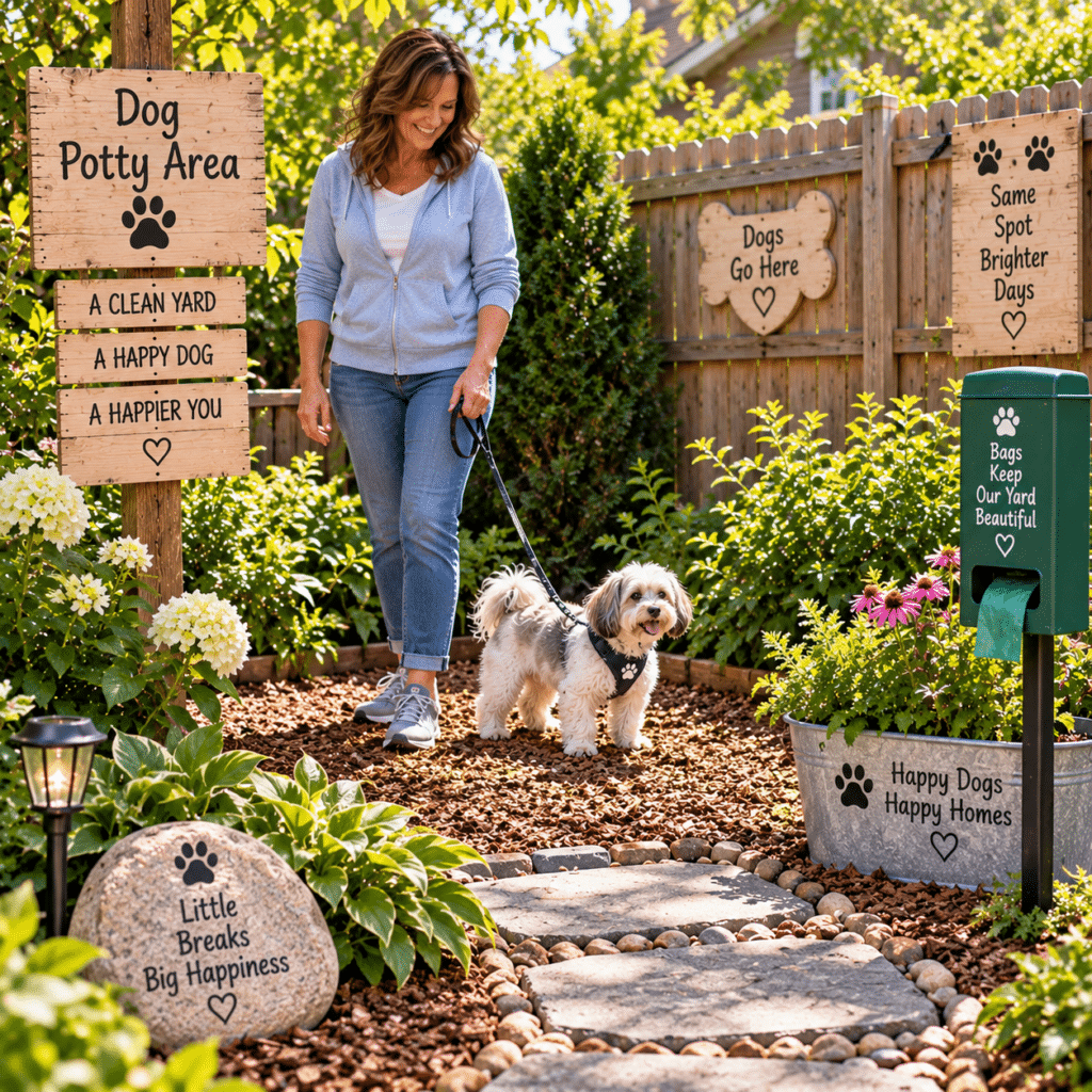 Create a Comfortable Potty Area