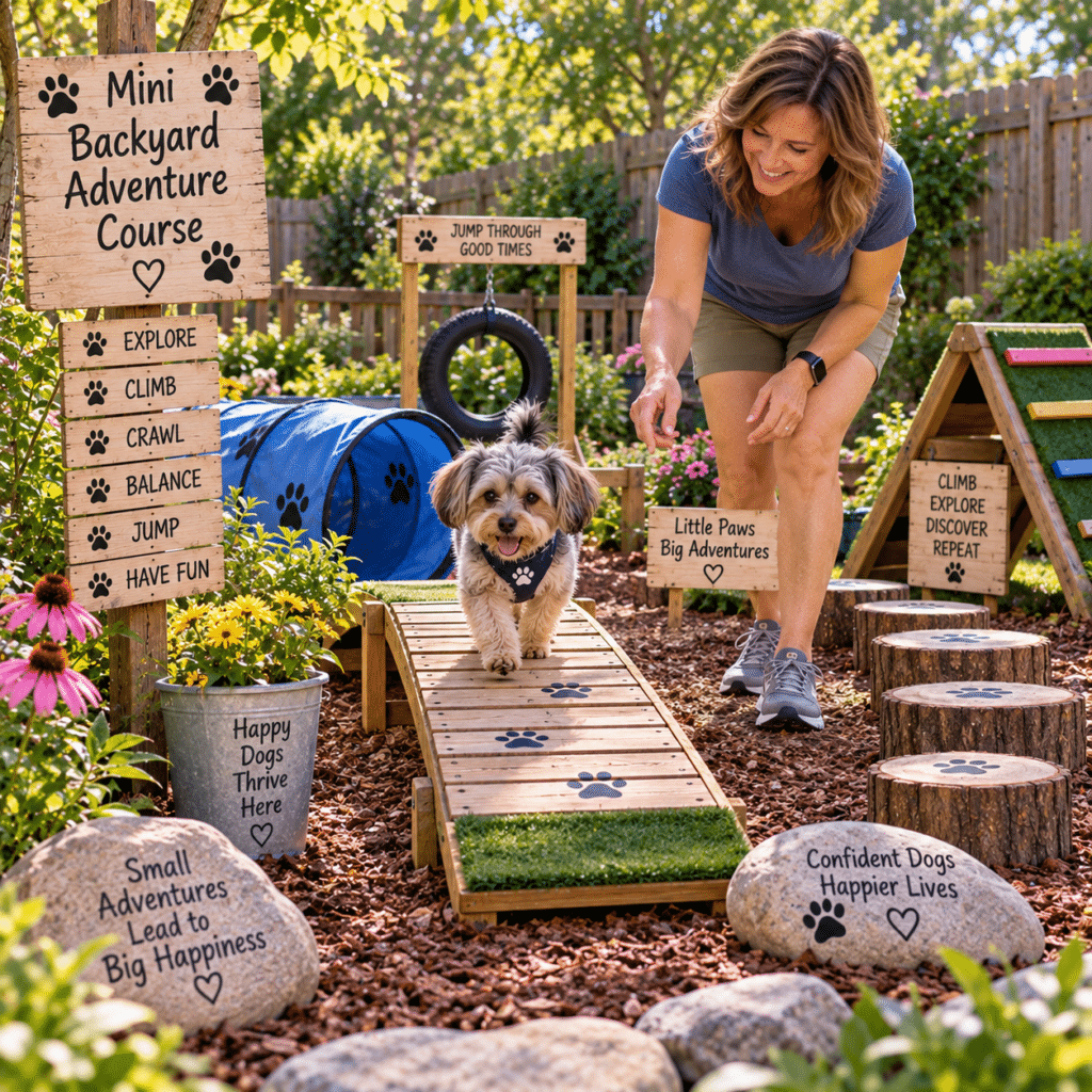 Create a Mini Backyard Adventure Course