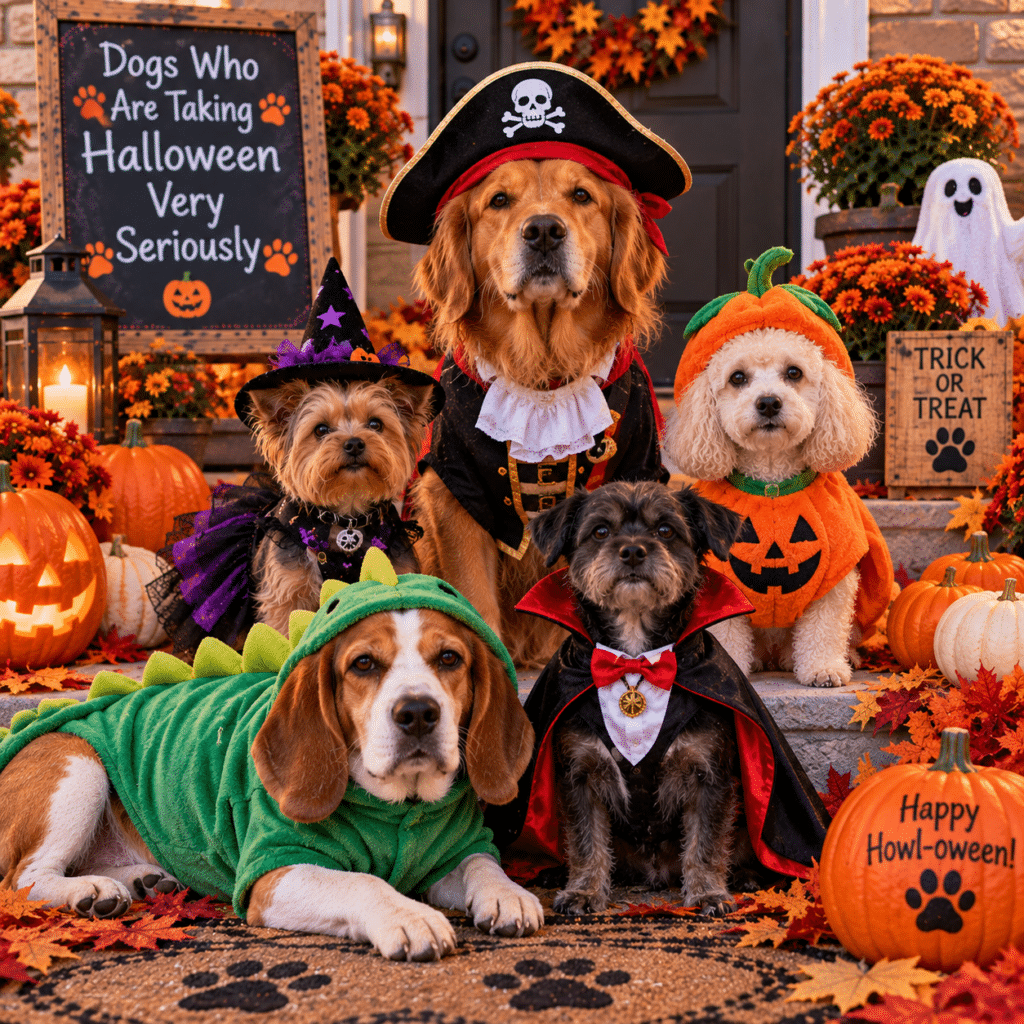 Dogs Who Are Taking Halloween Very Seriously