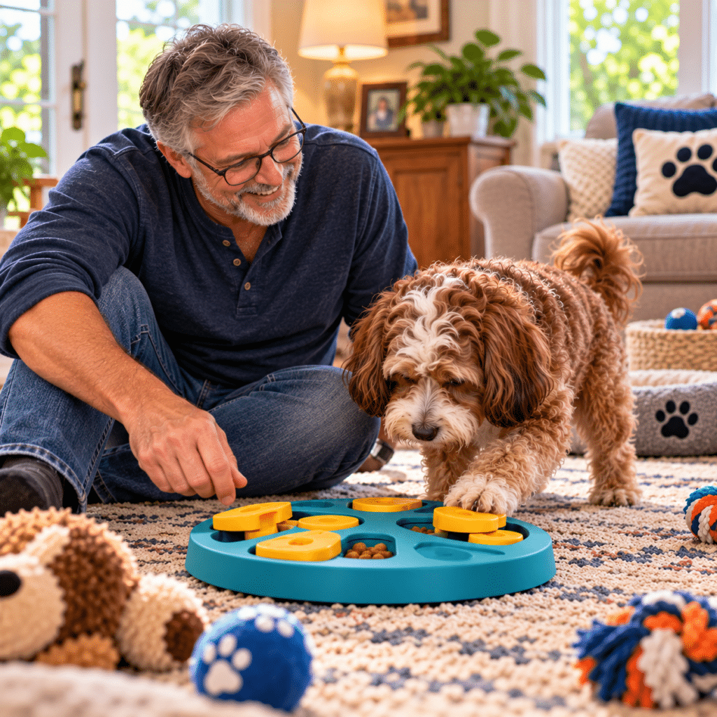 Give Them a Food-Dispensing Puzzle Toy