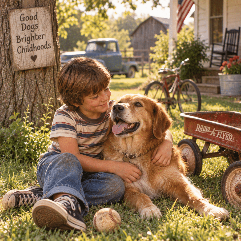 Growing Up With Dogs Was Different Then