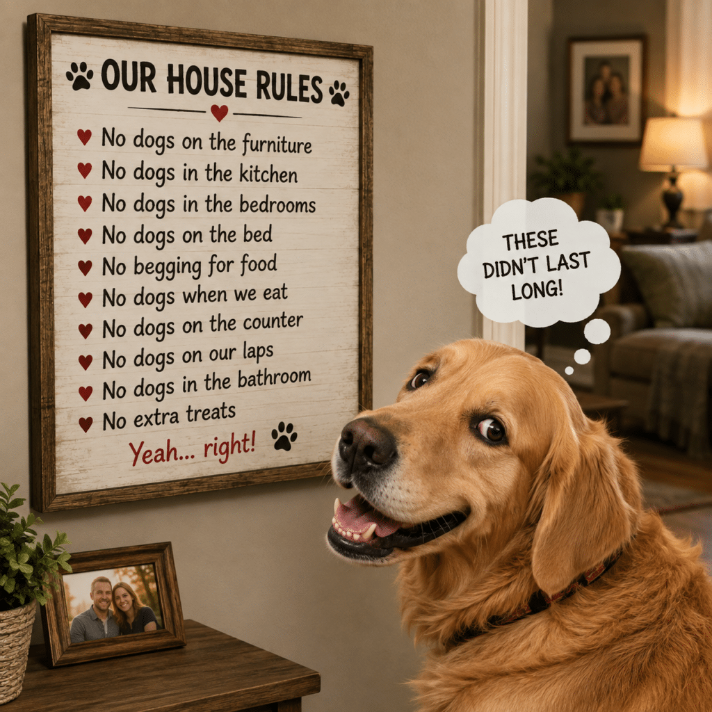 House Rules That Somehow Disappear After You Get a Dog