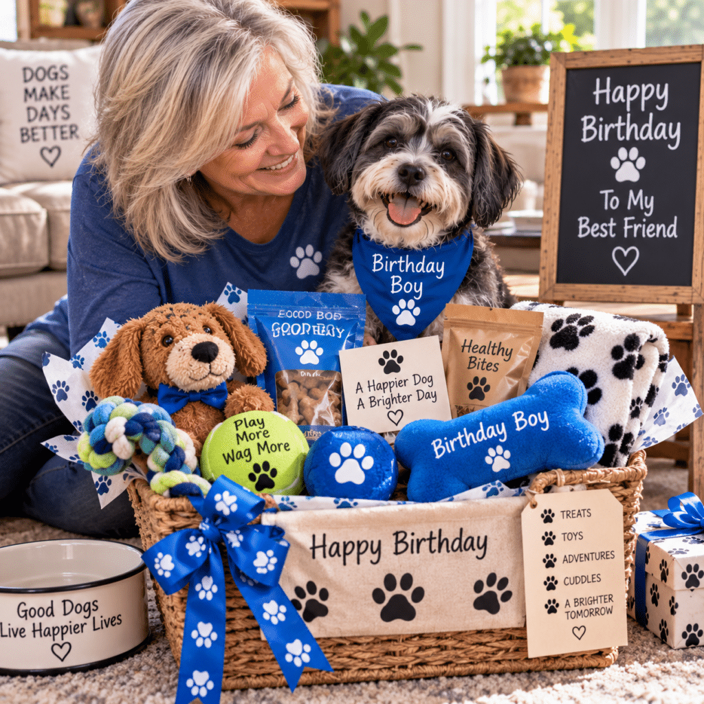 Put Together a Doggy Birthday Gift Basket