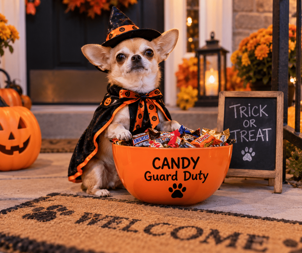 The Chihuahua Who Has Taken Over the Candy Bowl