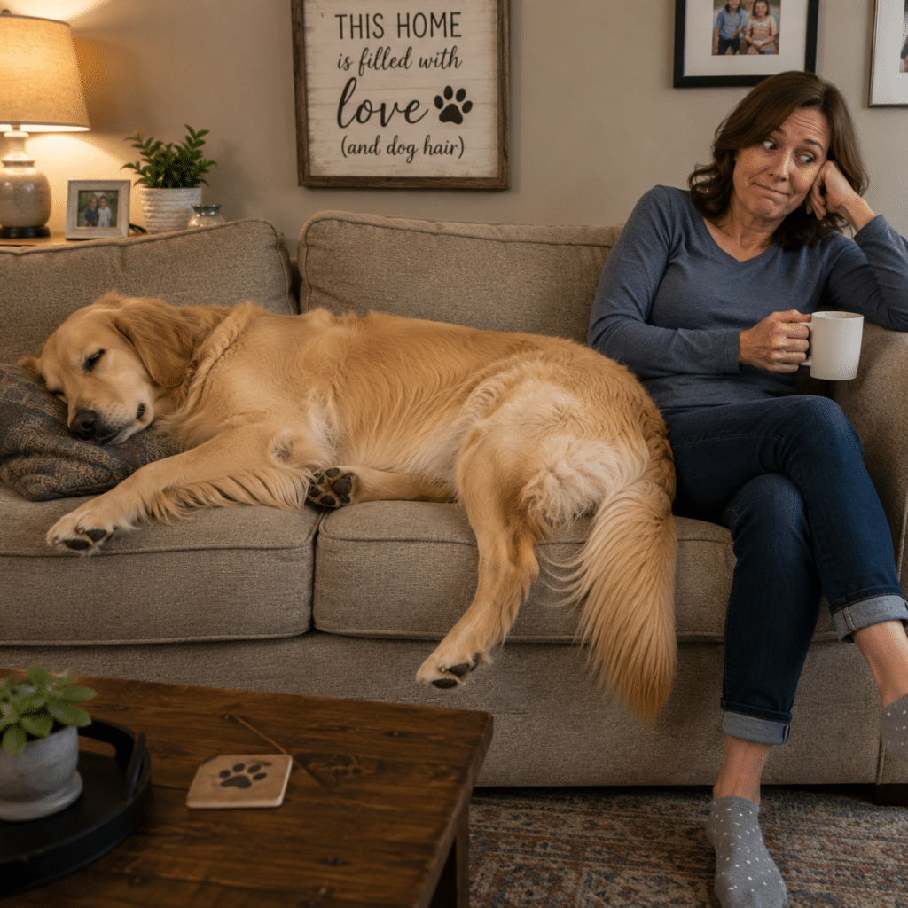 The Dog Is Not Getting on the Couch