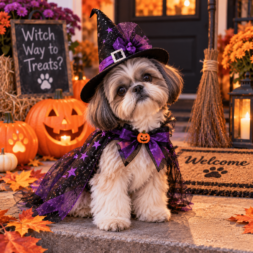 The Shih Tzu Who Knows She Makes an Excellent Witch