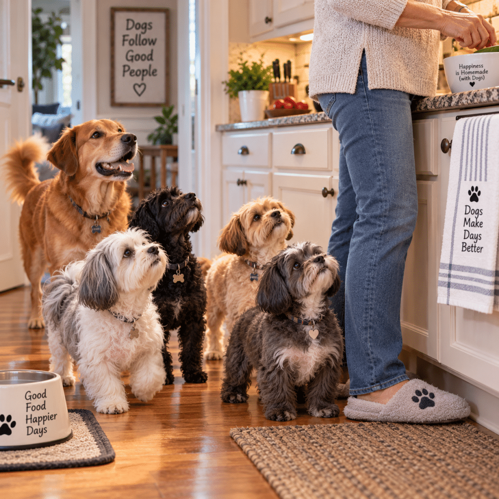 They Follow You Into the Kitchen Just in Case