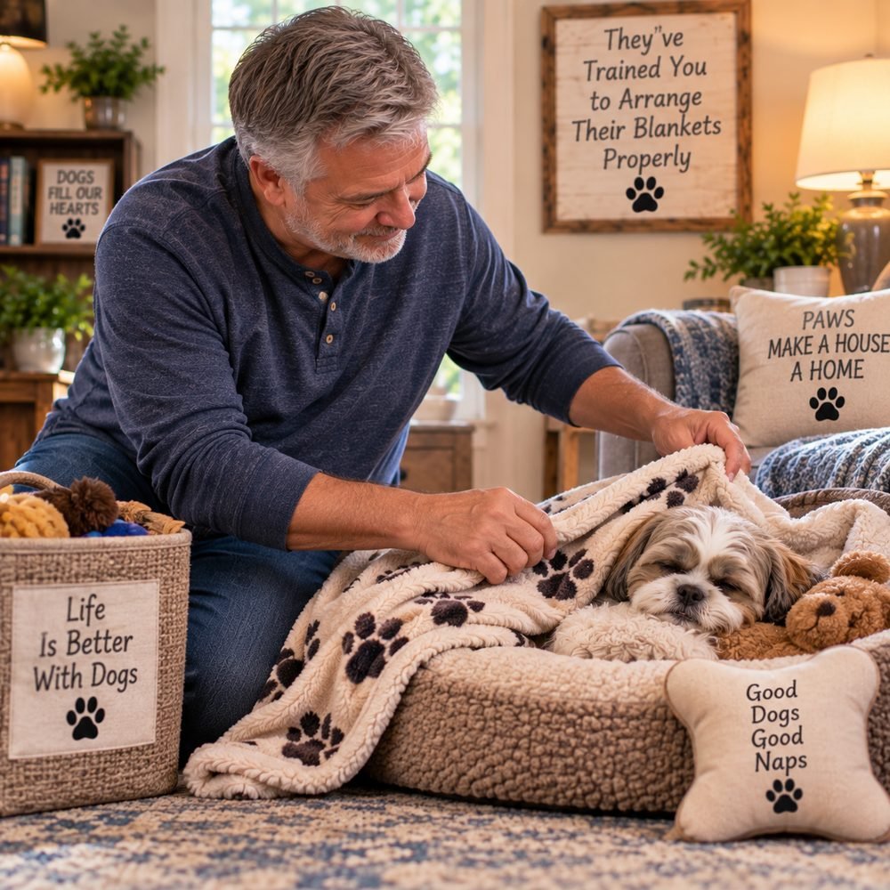 They've Trained You to Arrange Their Blankets Properly