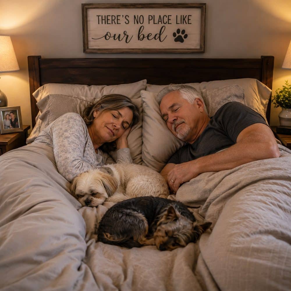 The Dog Definitely Isn't Sleeping in Our Bed