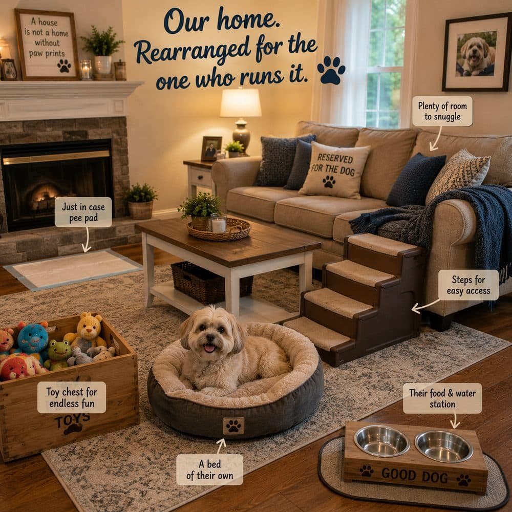 We're Not Rearranging the House for a Dog