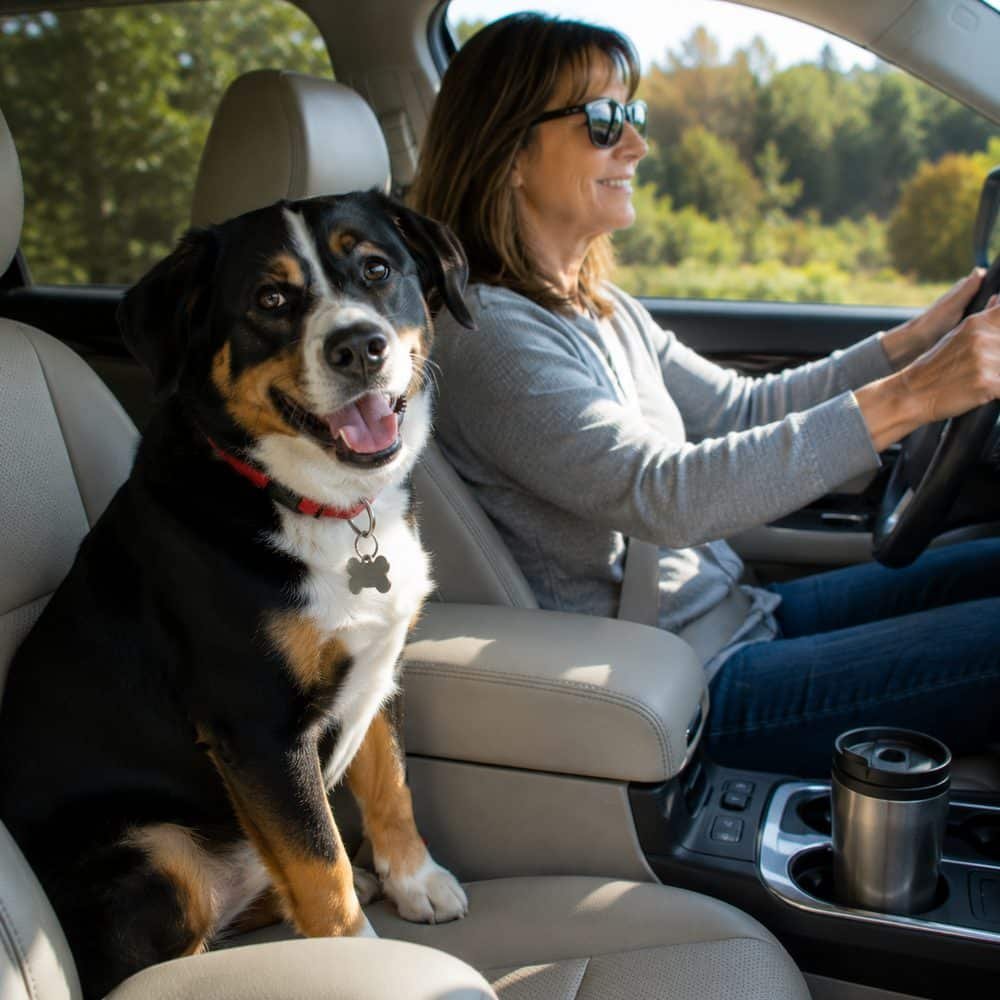 The Dog Is Not Taking Over the Car