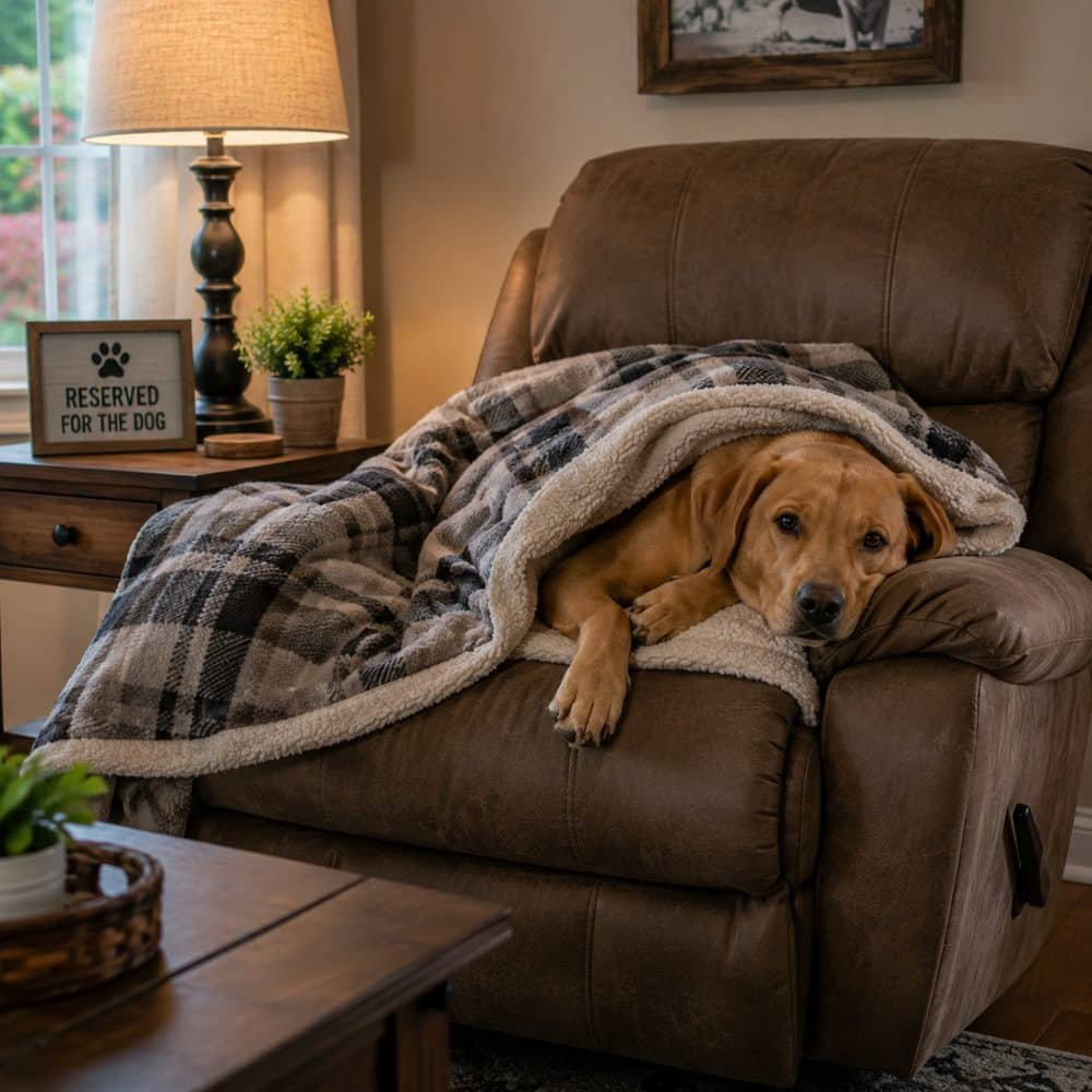 The Dog Doesn't Need a Blanket