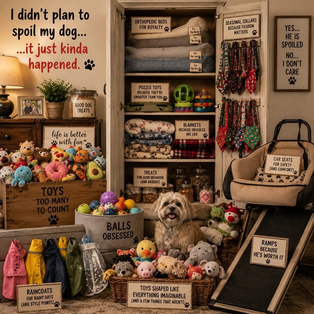 We're Not Buying a Bunch of Dog Stuff