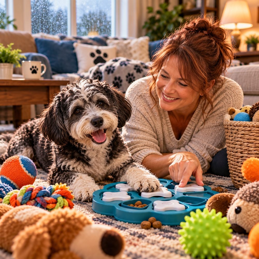 12 Things That Help Keep Dogs Busy When You're Stuck Indoors