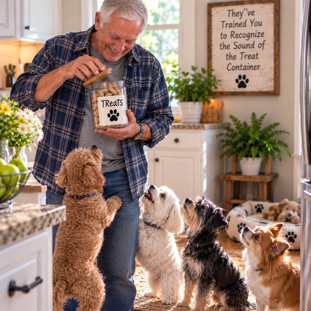 They've Trained You to Recognize the Sound of the Treat Container