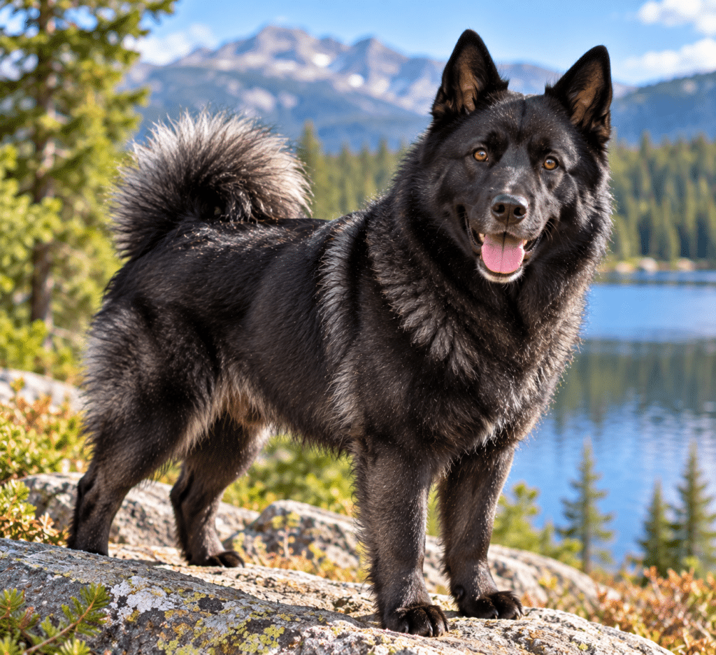 Black Norwegian Elkhound