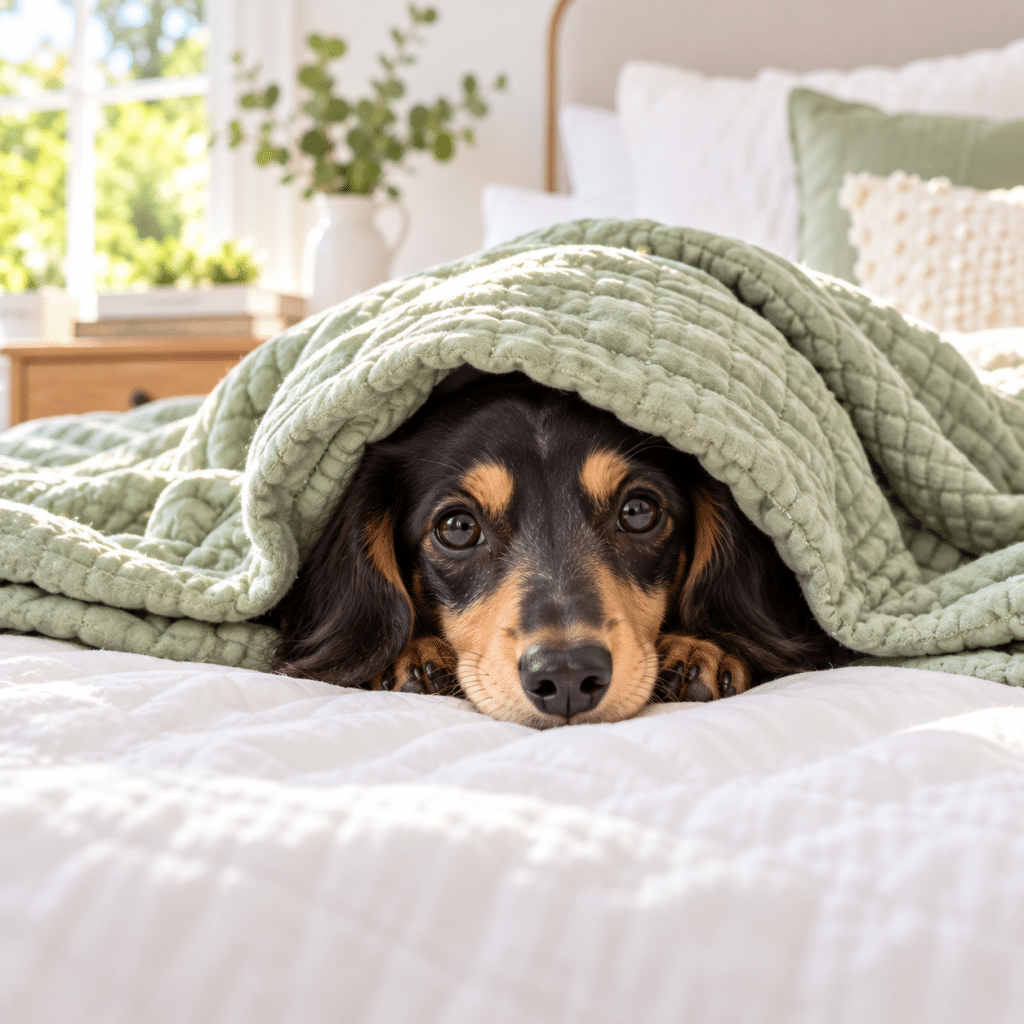 Dachshunds Are Famous for Burrowing Under Blankets