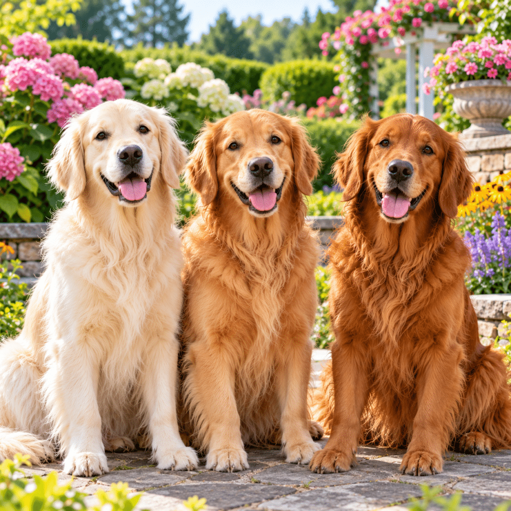 Golden Retrievers Come in Several Beautiful Shades