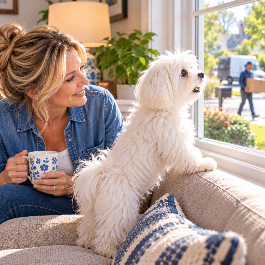 Maltese Can Be Surprisingly Good Watchdogs