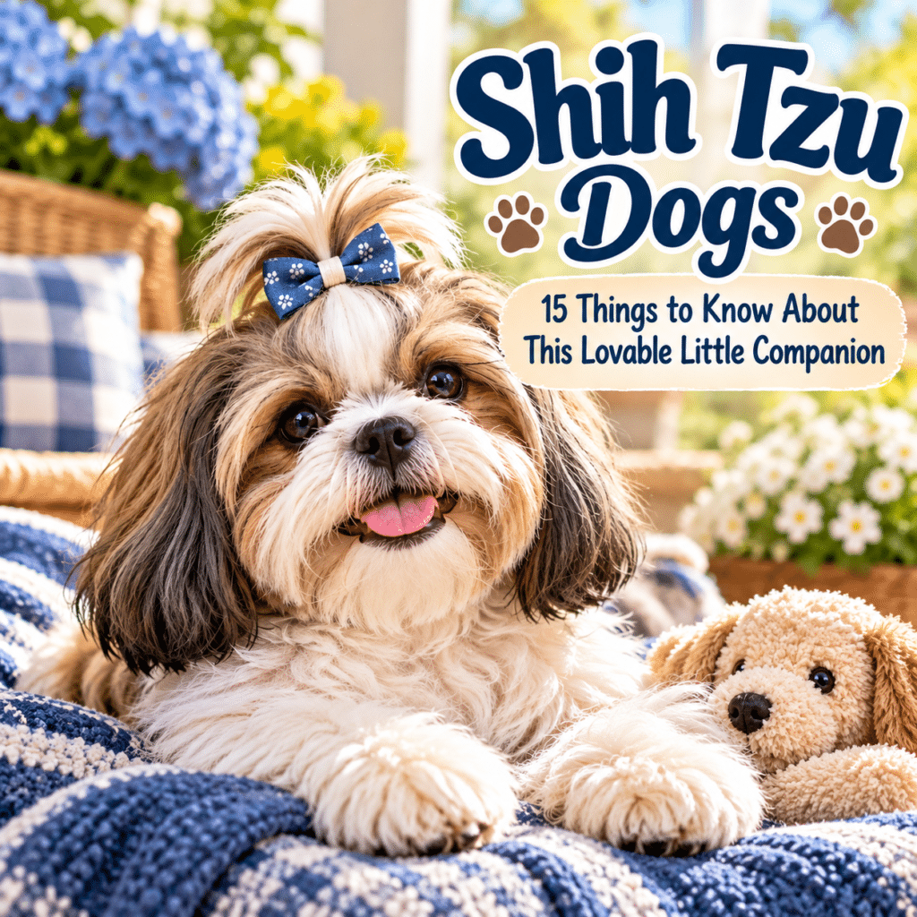 Shih Tzu Dogs: 15 Things to Know About This Lovable Little Companion