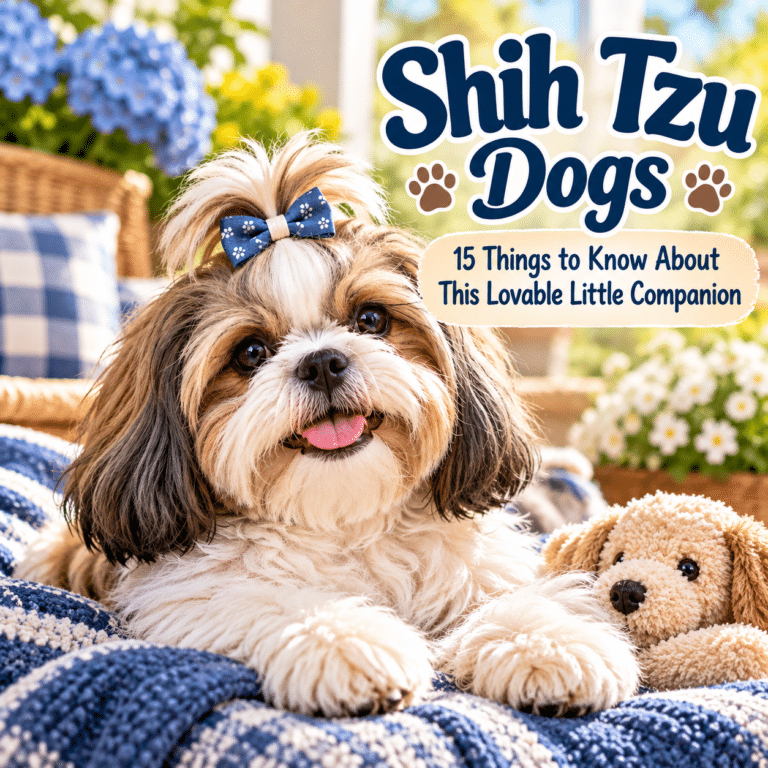 Shih Tzu Dogs: 15 Things to Know About This Lovable Little Companion
