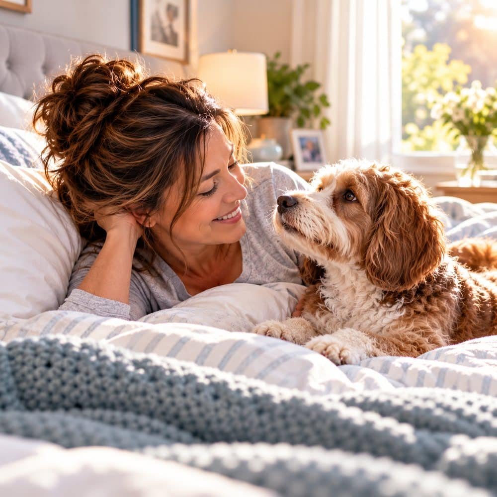 Your Dog's Day Often Begins With You
